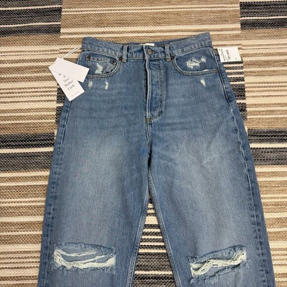 Boyish The Toby Relaxed Tapered Distressed Women's Denim Jeans Size 28‎ - Picture 2 of 16